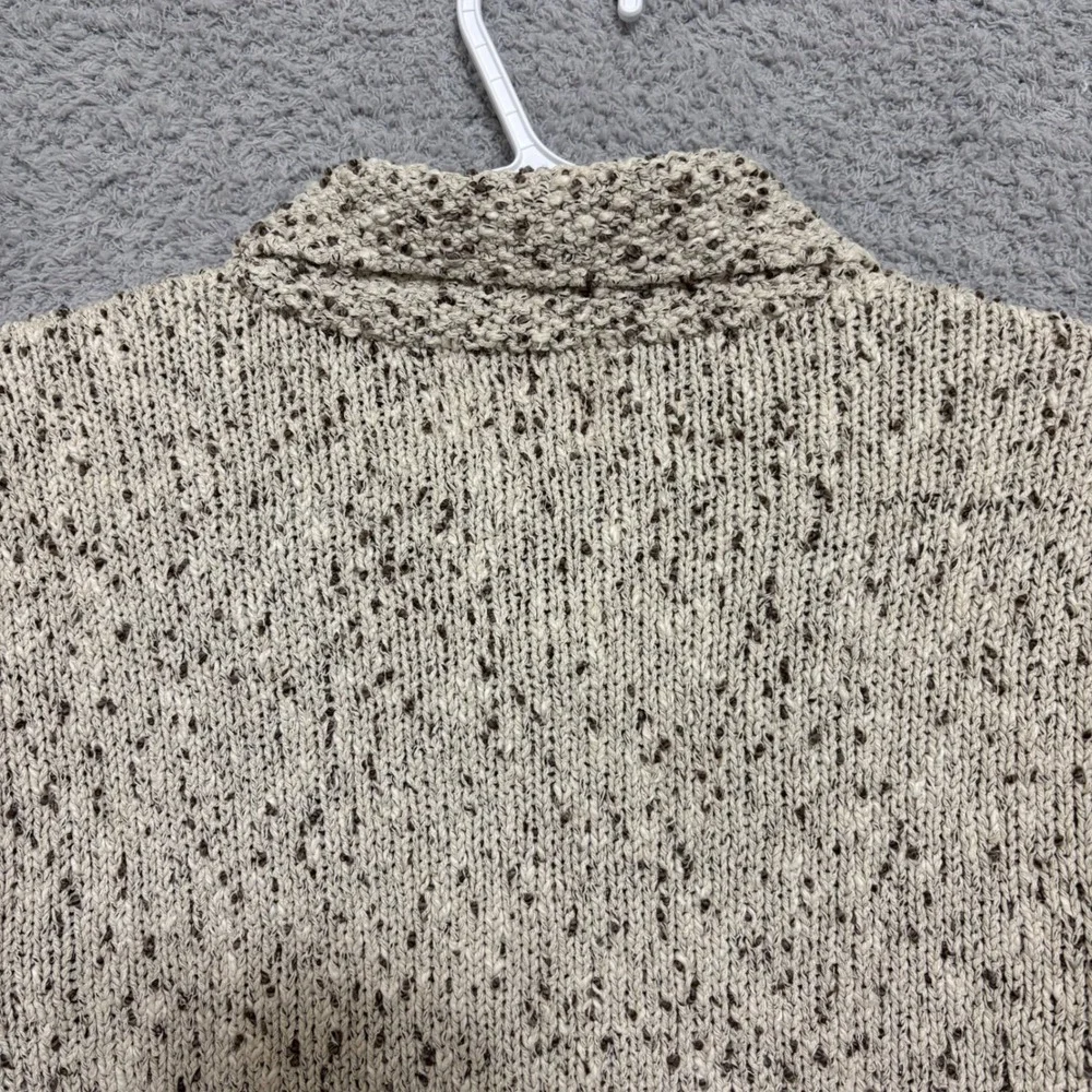 Vintage Woolrich Silk Blend Cardigan M Textured Knit Button Front Cottagecore